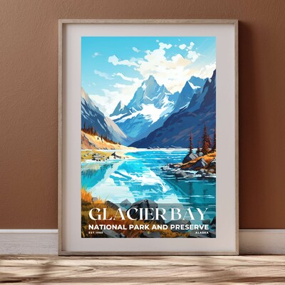 Glacier Bay National Park and Preserve Poster, Travel Art, Office Poster, Home Decor | S6 - image4